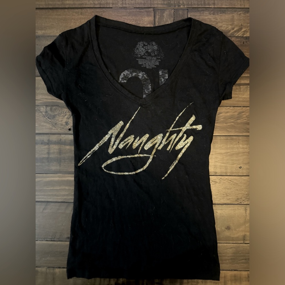 Stranded - Black sheer holiday shirt